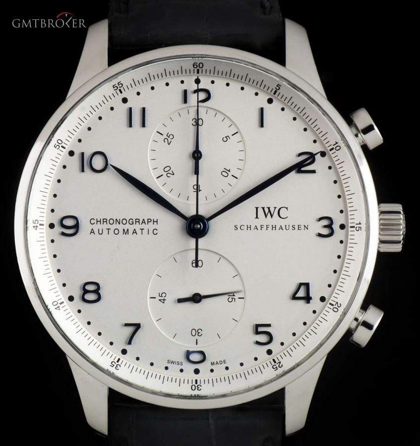 IWC Portuguese Chronograph Gents Stainless Steel Silve IW371446 789200