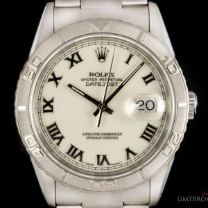 Rolex Datejust Turn-O-Graph Gents Stainless Steel White 16264 842514
