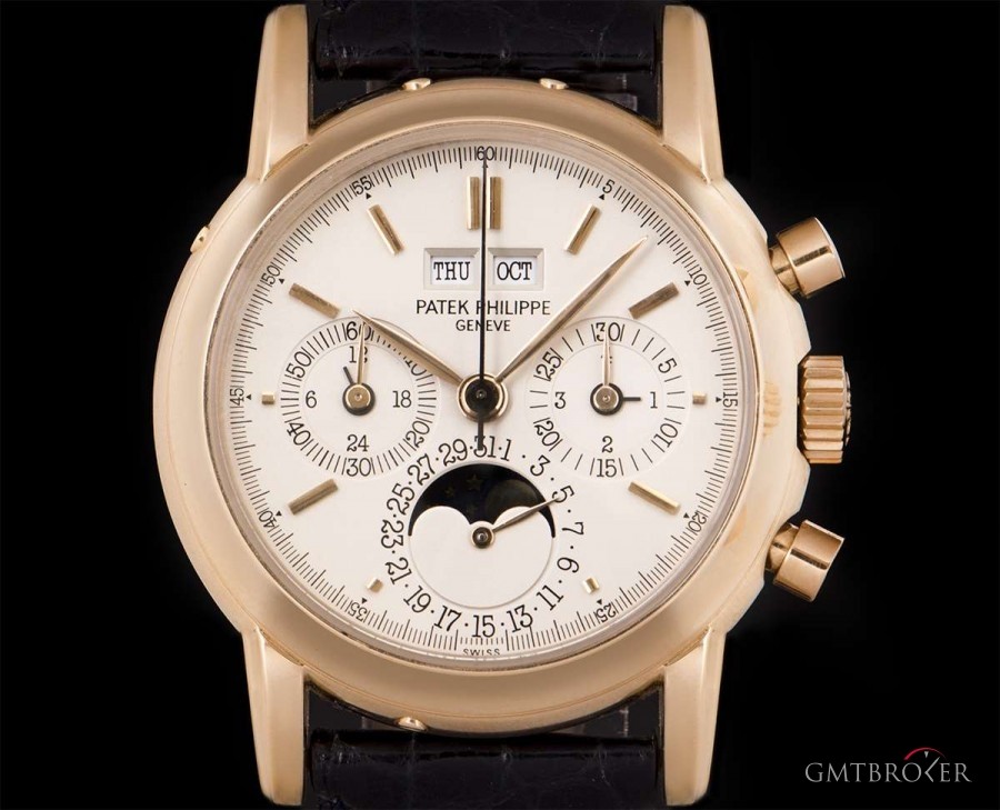 Patek Philippe Perpetual Calendar Chronograph Gents 18k Rose Gold 3790E 845638