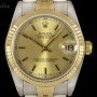 Rolex Datejust Mid-Size Stainless Steel  18k Yellow Gold