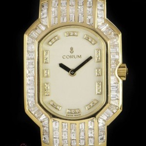 Corum Rue De La Paix Ladies 18k Yellow Gold White Dial D 185.751.56 820946