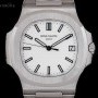 Patek Philippe Nautilus Gents Stainless Steel Silvery-White Dial