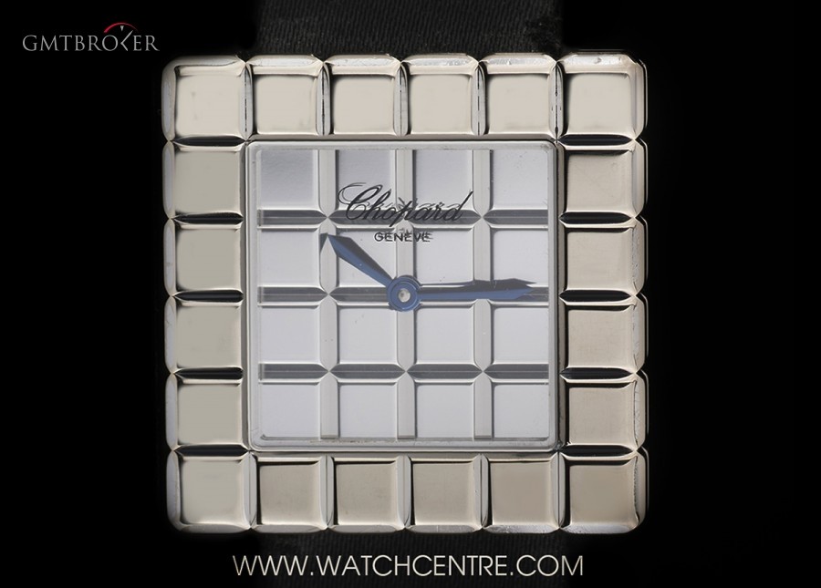 Chopard 18k White Gold Ice Cube Ladies Wristwatch BP 12740 12/7407 221685