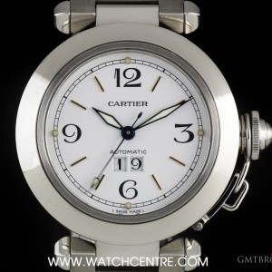 Cartier Stainless Steel White Dial Pasha Ladies Wristwatch nessuna 732039