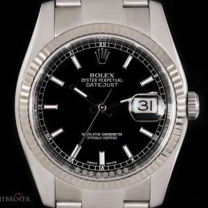 Rolex Datejust Gents Stainless Steel Black Dial 116234 116234 849665