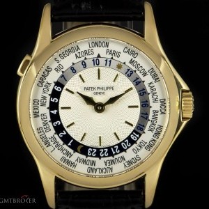 Patek Philippe World Time Gents 18k Yellow Gold Cream Dial 5110J- 5110J-001 844807