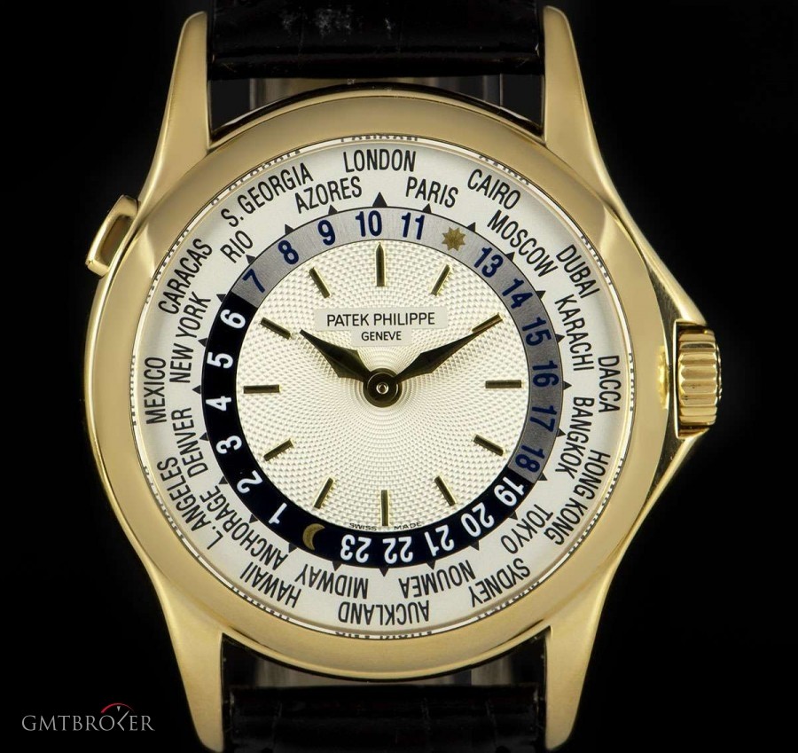 Patek Philippe World Time Gents 18k Yellow Gold Cream Dial 5110J- 5110J-001 844807
