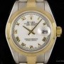 Rolex Datejust Ladies Stainless Steel  18k Yellow Gold W