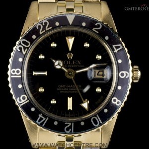 Rolex 18k YG OP Nipple Dial No Crown Guard GMT-Master Vi 1675 271343