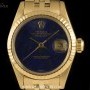 Rolex 18k Yellow Gold Rare Lapis Lazuli DialVintageDatej