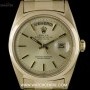 Rolex 18k Yellow Gold OP Champagne Baton Dial Day-Date V