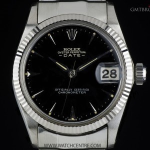 Rolex 18k WG Rare Vintage Date Mid-Size Wristwatch 6627 6627 219235