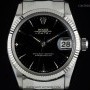 Rolex 18k WG Rare Vintage Date Mid-Size Wristwatch 6627