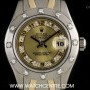 Rolex 18k White  Yellow Gold OP Myriad Dial Pearlmaster