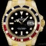 Rolex Unworn GMT-Master II NOS 18k Yellow Gold Black Dia