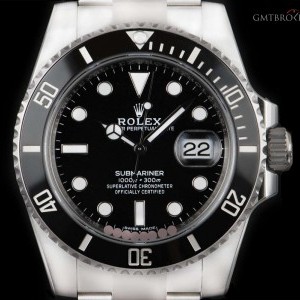 Rolex UnwornSubmariner Date Black Dial Ceramic Bezel Sta 116610LN 839836