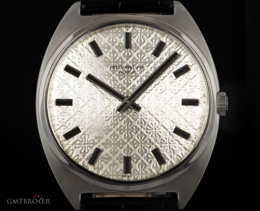 Montblanc Philippe Tonneau Shaped Calatrava Stainless Steel 3574 822959