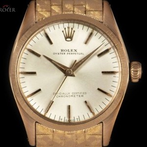 Rolex Rare Oyster Perpetual Vintage Ladies 18k Red Gold 6551 822431