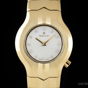 TAG Heuer Alter Ego Ladies 18k Yellow Gold Mother Of Pearl D WP1440 800391