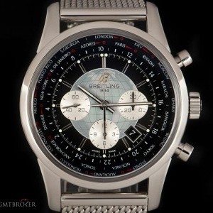 Breitling Transocean Chronograph Unitime Gents Stainless Ste AB0510U4/BB62-159A 834001