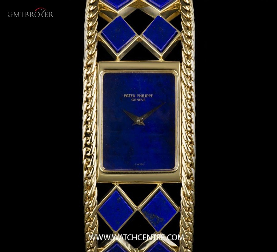 Chopard Philippe 18k Yellow Gold Rare Lapis Lazuli Set Lad 4241 729285