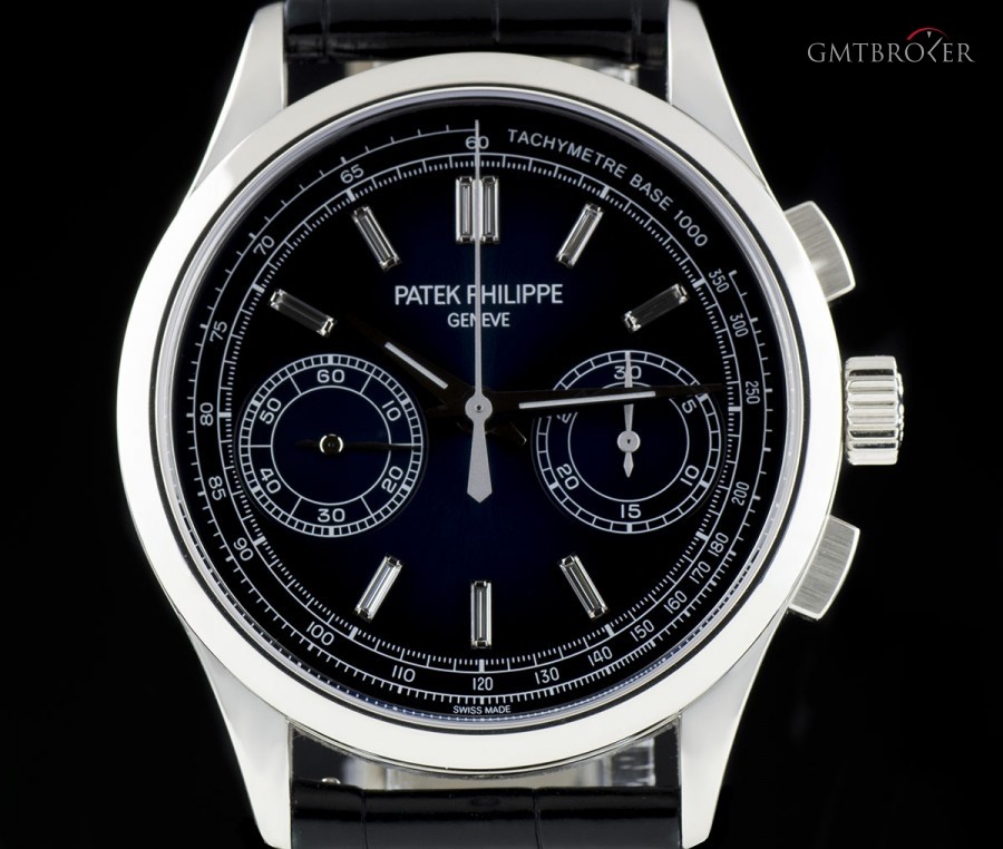 Patek Philippe Chronograph Gents Platinum Blue Sunburst Dial BP 5 5170P-001 808157