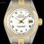 Rolex Datejust Ladies Stainless Steel  18k Yellow Gold W