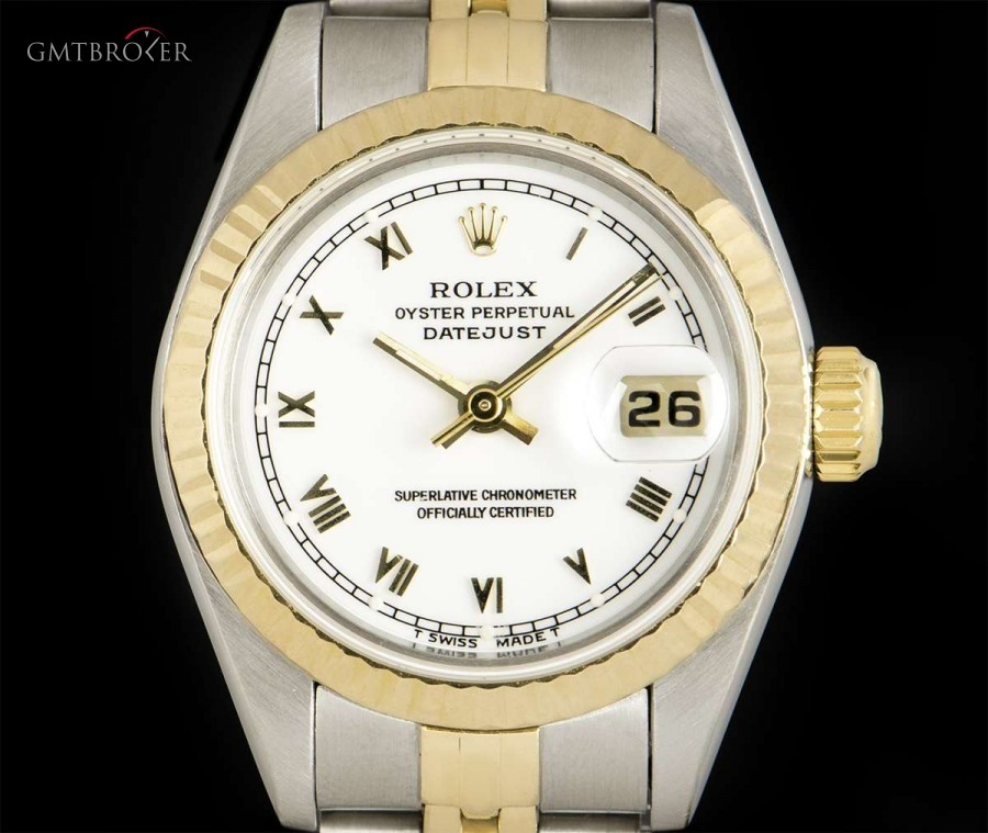 Rolex Datejust Ladies Stainless Steel  18k Yellow Gold W 69173 837616