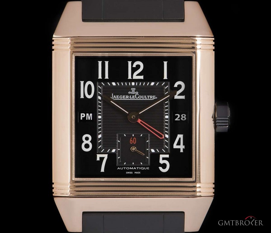Jaeger-LeCoultre LeCoultre Reverso Squadra Gents 18k Rose Gold Blac 230.2.77 812138
