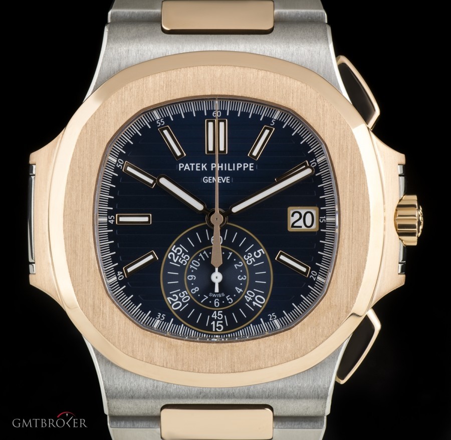 Patek Philippe Nautilus Chronograph Stainless Steel  Rose Gold Bl 5980/1A-001 824708
