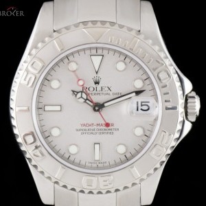 Rolex Yacht-Master Unisex Stainless Steel Platinum Dial 168622 793293