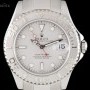 Rolex Yacht-Master Unisex Stainless Steel Platinum Dial