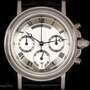 Breguet Marine Chronograph Gents Platinum Silver Dial 3460 3460PT/12/996 839311