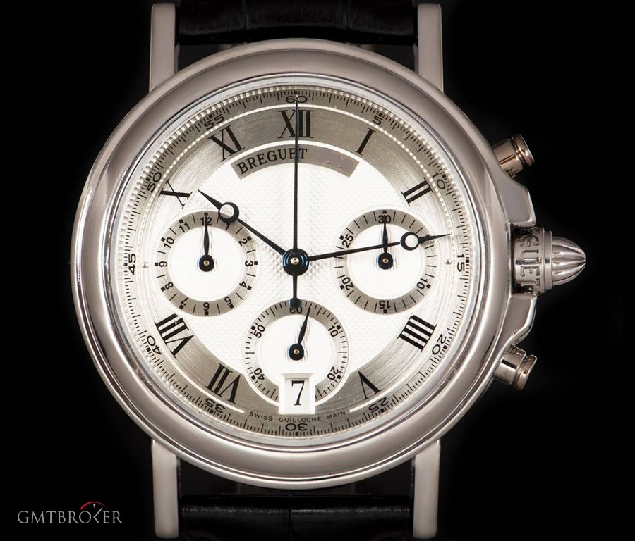 Breguet Marine Chronograph Gents Platinum Silver Dial 3460 3460PT/12/996 839311