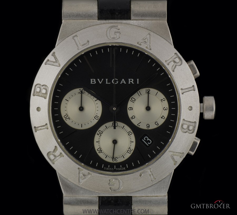 Bulgari Bvlgari 18k White Gold Diagono Chronograph Gents W CHW35G 364209