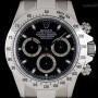 Rolex Stainless Steel Black Dial Cosmograph Daytona Gent