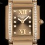 Patek Philippe Twenty-4 Ladies 18k Rose Gold Brown Dial Diamond S