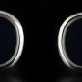 Patek Philippe 18k White Gold Anthracite Insert Cufflinks