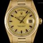 Rolex Rare Day-Date Vintage Gents 18k Yellow Gold Diamon