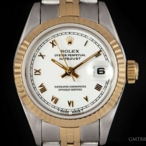 Rolex Datejust Ladies Stainless Steel  18k Yellow Gold W 69173 827609