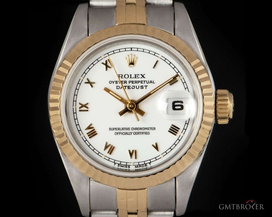 Rolex Datejust Ladies Stainless Steel  18k Yellow Gold W 69173 827609