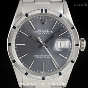 Rolex Stainless Steel Grey Dial Oyster Perpetual Date Vi 1501 757057