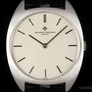 Edox Constantin Tonneau Shaped Vintage Gents 18k White 34005 822176