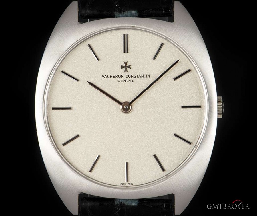 Edox Constantin Tonneau Shaped Vintage Gents 18k White 34005 822176