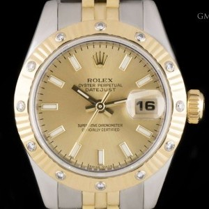 Rolex Datejust Ladies Stainless Steel  18k Yellow Gold C 179313 793431