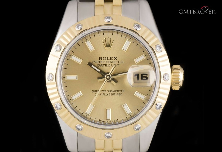 Rolex Datejust Ladies Stainless Steel  18k Yellow Gold C 179313 793431