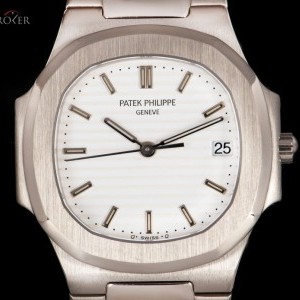 Patek Philippe Rare Nautilus Mid-Size 18k White Gold White Dial B 3900G/001 841926