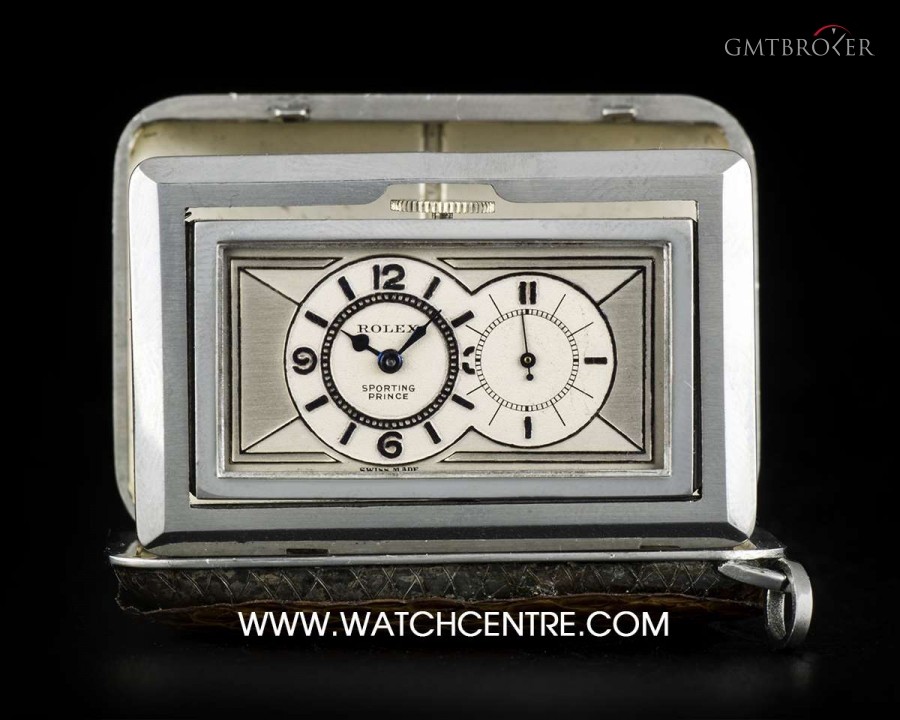 Cartier Nickel Sporting Prince Chronometer Vintage Travel 1561 745209