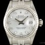 Rolex Datejust Ladies Stainless Steel Silver Diamond Dia