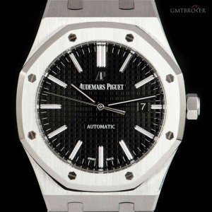 Audemars Piguet Royal Oak Gents Stainless Steel Black Dial 15400ST 15400ST.OO.1220ST.01 814046